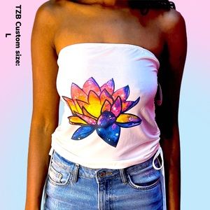Tube top custom lotus size : L